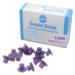 Super-Snap Contouring Medium (violet) safe side up disks, 50/box